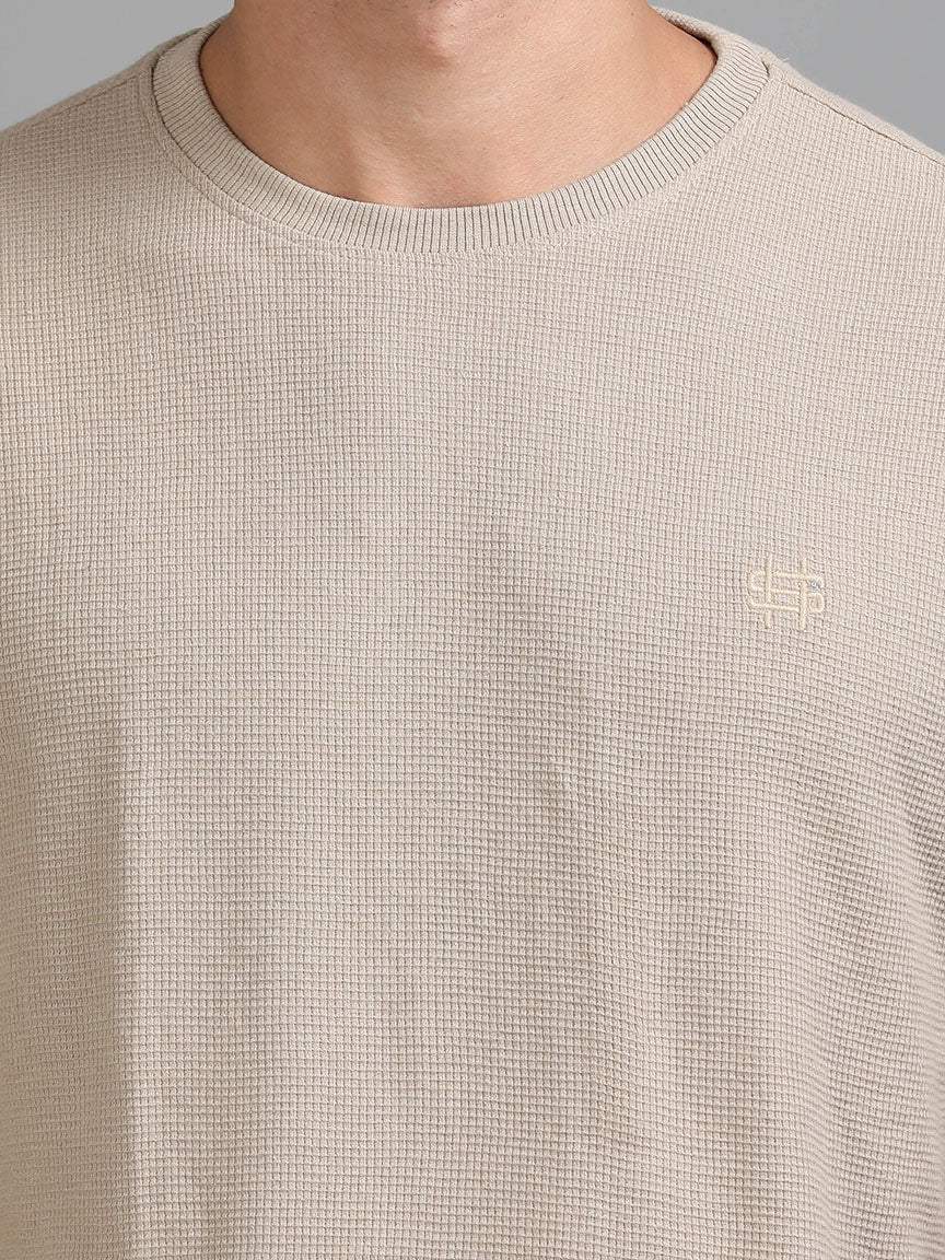Desert Calm Oversized Solid T-shirt
