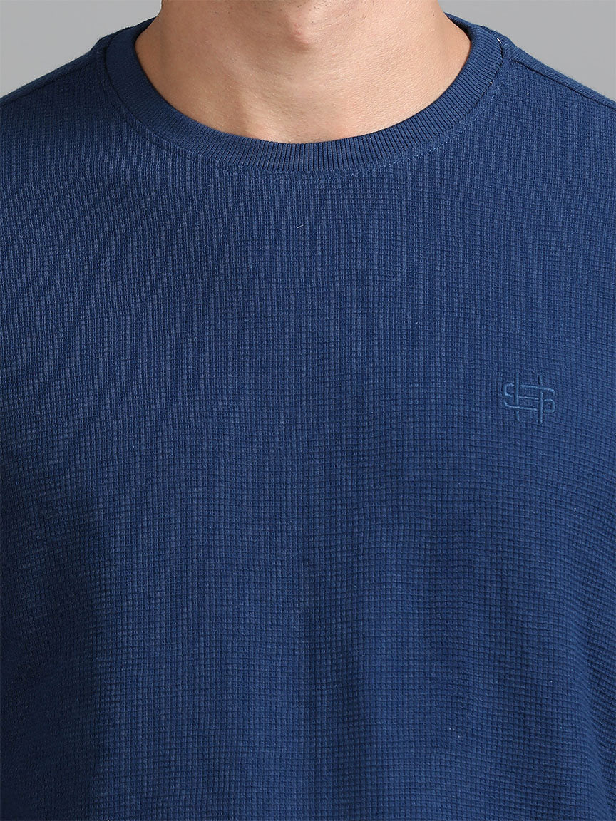 Midnight Wave Oversized Solid T-shirt