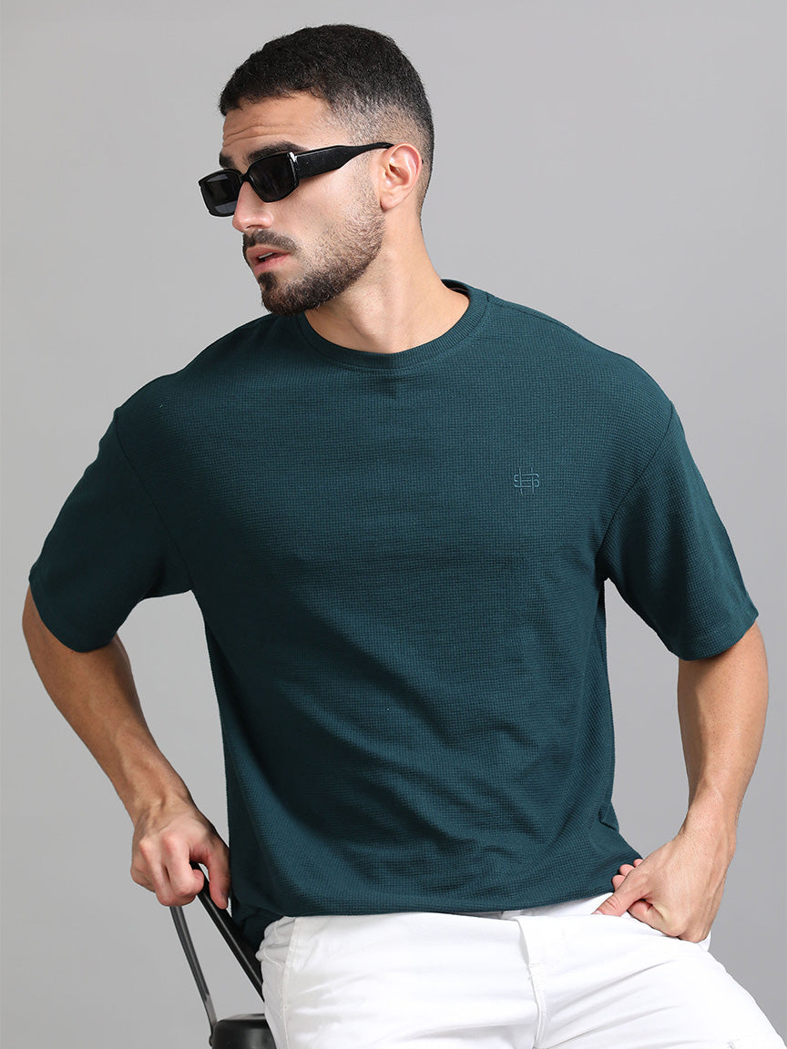 Urban Moss Oversized Solid T-shirt