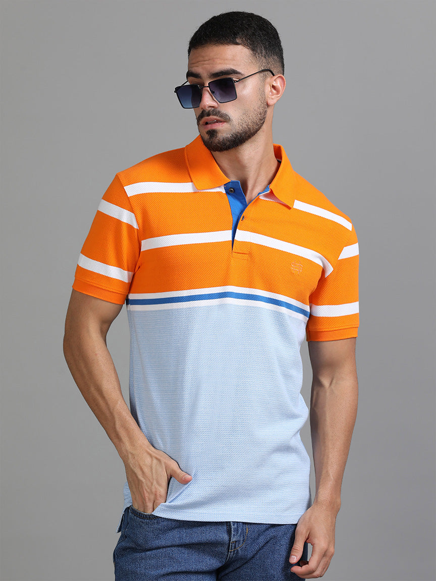 Summer Streak Polo Striped T-shirt