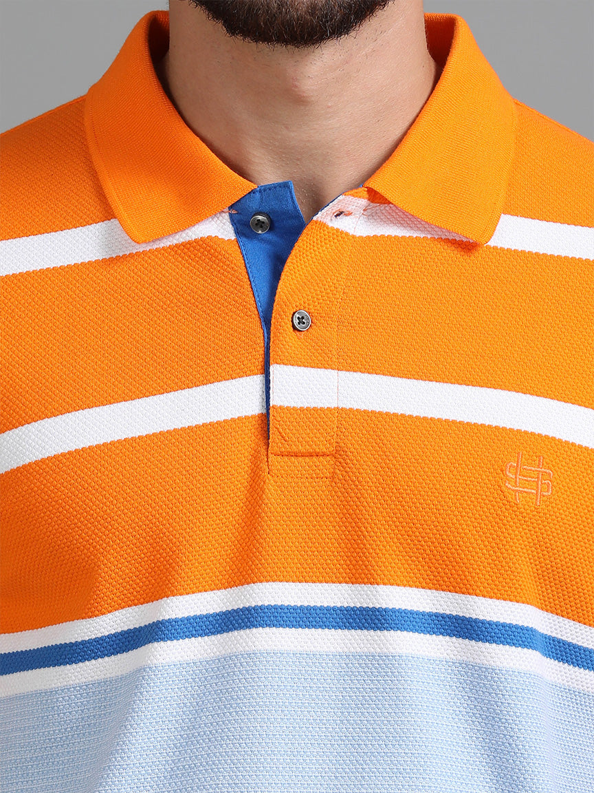 Summer Streak Polo Striped T-shirt
