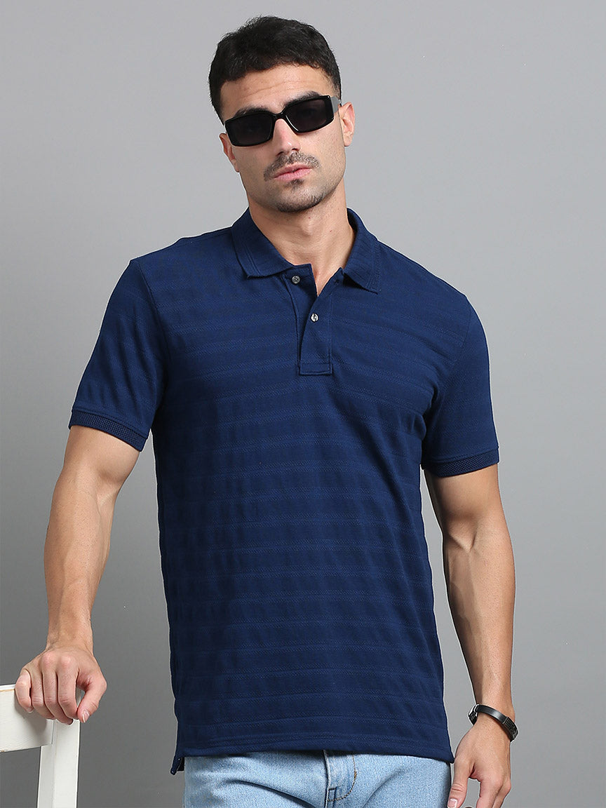 Midnight Wave Polo Solid T-shirt