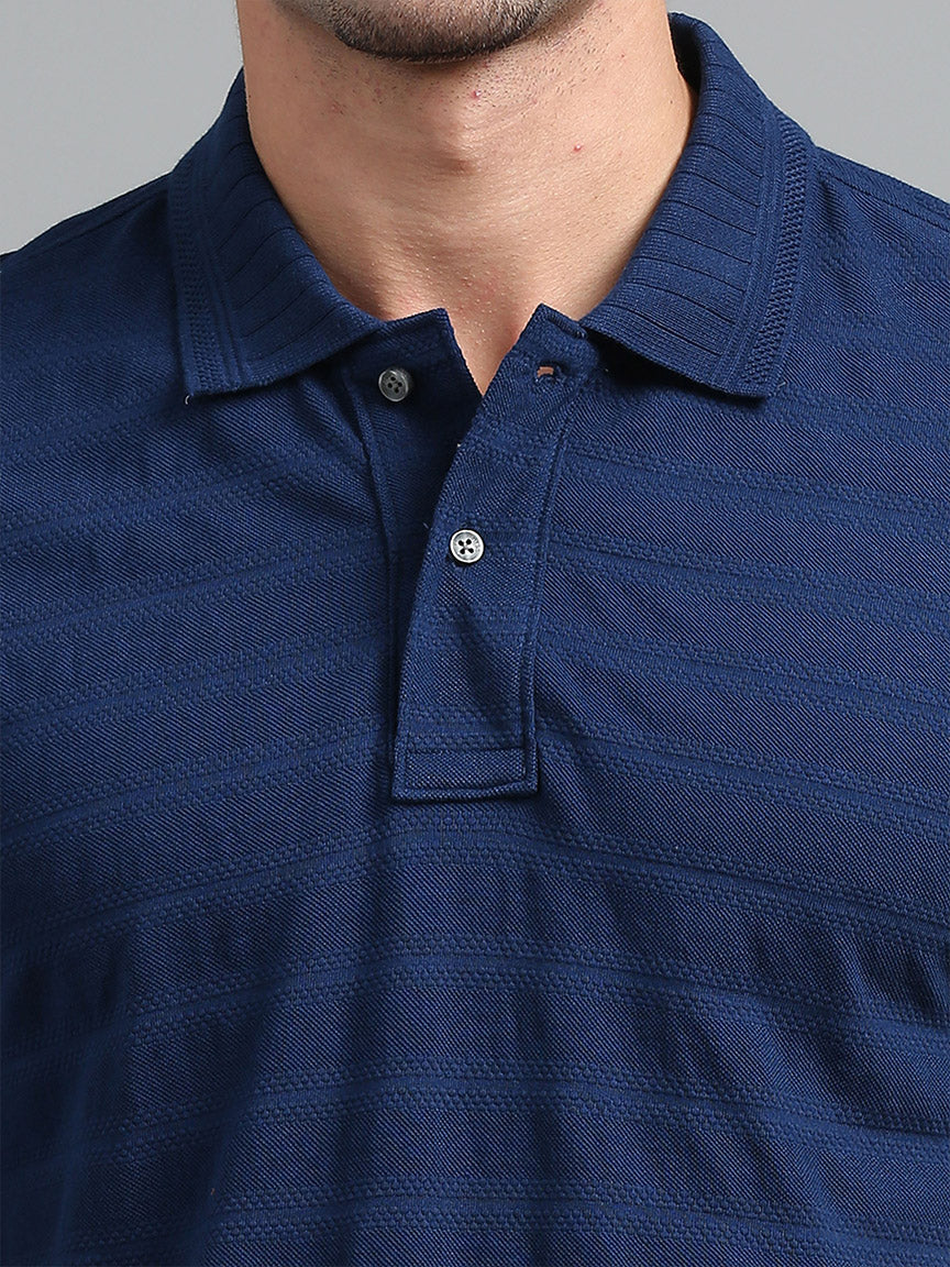 Midnight Wave Polo Solid T-shirt
