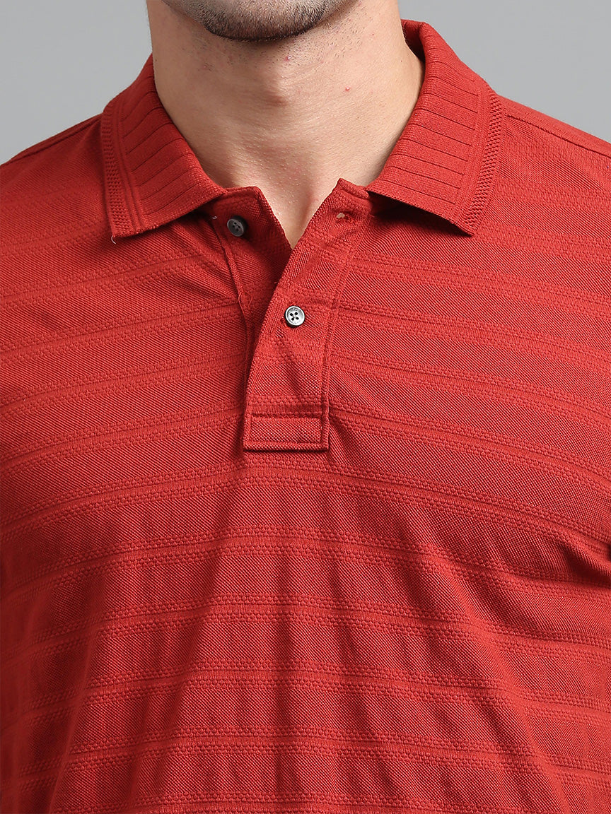 Cherry Rush Polo Solid T-shirt
