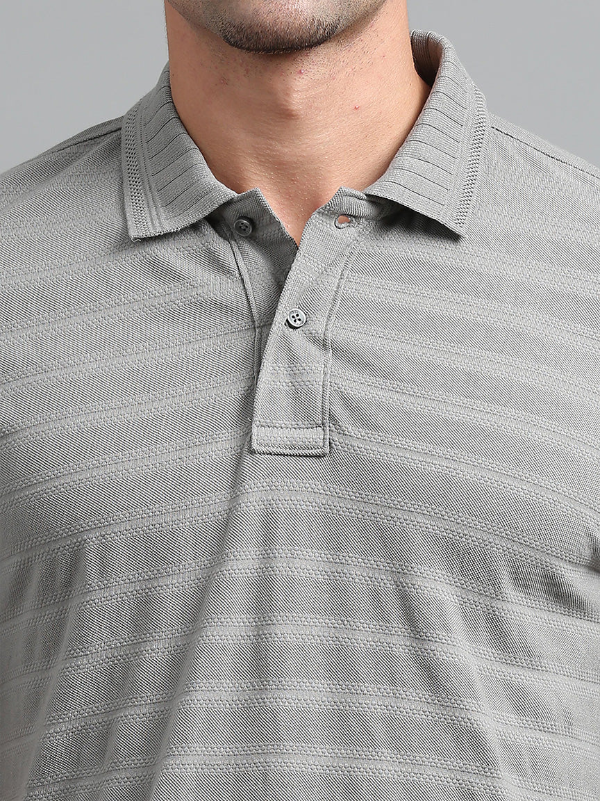 Dusty Cloud Polo Solid T-shirt
